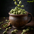 Kerala Green Cardamom - केरल हरी इलायची ( 8 MM Plus Sized)
