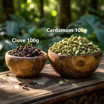 Cardamom and Clove 100g each - Combo